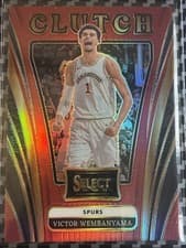 2024-25 Panini Select Clutch Victor Wembanyama #6 card