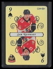 2025-26 O-Pee-Chee Playing Cards Sam Reinhart #9-SPADES card