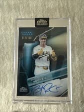 2026 Topps Chrome Black Autographs Brent Rooker #CBA-BR card