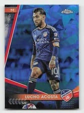 Lucho Acosta 2024 Topps Chrome MLS card