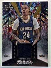 2025-26 Topps Woven Wonders Relics Jordan Hawkins #WW-JW card