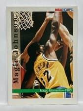 Magic Johnson: 1980 1992 Hoops card