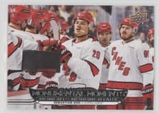 2025-26 Tim Hortons Collectors Series Monumental Moments Sebastian Aho #MM-14 card