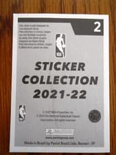 Detroit Pistons Team logo 2021-22 Panini NBA Sticker & Card Collection (Brazil) Base Set card