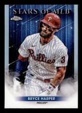 2022 Topps Stars of MLB Chrome Bryce Harper #SMLBC-15