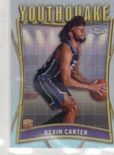 Devin Carter 2024-25 Topps Chrome YouthQuake card