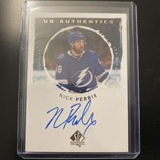 2024-25 SP Authentic UD Authentics Nick Perbix #UDA-NP card