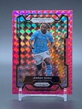 Jeremy Doku 2023 Panini Prizm Premier League card