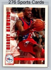 Hersey Hawkins 1992-93 Hoops Base Set card