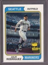 Julio Rodriguez 2023 Topps Heritage card