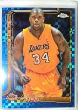 Shaquille O'Neal 2025 Topps Chrome card