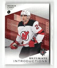 2024-25 Upper Deck Ultimate Collection Ultimate Introductions Seamus Casey #UI-CA card