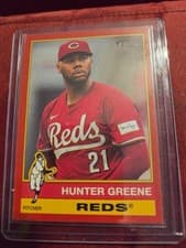 Hunter Greene 2025 Topps Heritage card