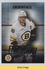 2025-26 Upper Deck Credentials Front Row Talent David Pastrnak #FRT-15 card