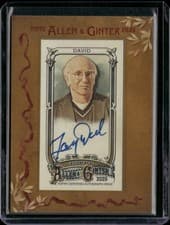 2025 Topps Allen & Ginter Framed Mini Autographs (Non-Baseball) Larry David #MA-DA card