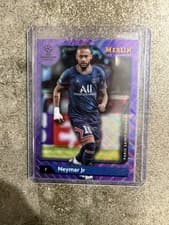Neymar Jr 2021 Topps Merlin Chrome UEFA card