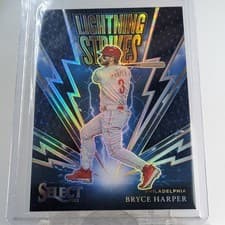 2021 Panini Select Lightning Strikes Bryce Harper #LS-5