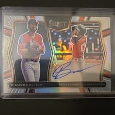 2025 Panini Select Diamond Action Signatures Bryce Eldridge #DAS-BE card