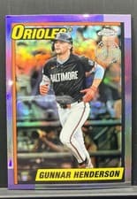 2025 Topps Chrome 1990 Topps Baseball Gunnar Henderson #90CB-3 card
