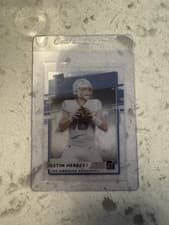 Justin Herbert 2020 Panini Chronicles Clearly Donruss Rated Rookies card