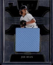 Joe Ryan 2022 Panini Select Rookie Jumbo Swatch card
