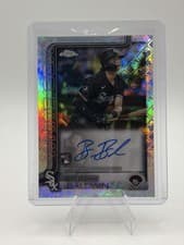 Brooks Baldwin 2025 Topps Chrome Logofractor Edition Rookie Autographs card