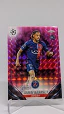 Bradley Barcola 2023 Topps Chrome UEFA Club card