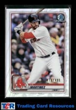 J.D. Martinez 2020 Bowman Chrome card