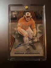 Gunnar Henderson 2023 Topps Series 1 Stars Autographs card