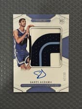 Santi Aldama 2021 Panini National Treasures card