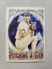 Randy Johnson 2022 Topps Allen & Ginter Pitching a Gem card