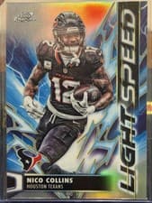 2025 Topps Cosmic Chrome Light Speed Nico Collins #LS-27 card