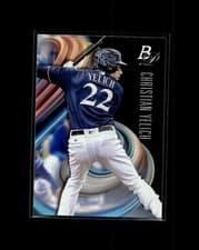 Christian Yelich 2018 Bowman Platinum card