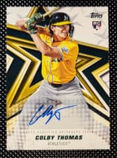 2026 Topps Baseball Stars Autographs Colby Thomas #BSA-CT card