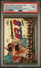 2024 Topps Chrome Update Crushed! Gunnar Henderson #CR-21 card