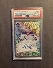 Igor Shesterkin 2022 SP Authentic 2021 Update Pageantry Autograph card