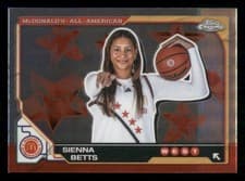 Sienna Betts 2025 Topps Chrome McDonald's All American Base Set card