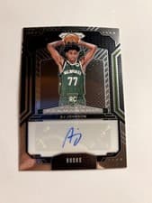 2024-25 Panini Prizm Rookie Penmanship AJ Johnson #RPE-AJJ card
