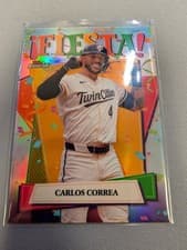 2025 Finest Fiesta! Carlos Correa #F-7 card