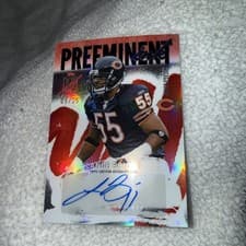 2025 Topps Signature Class Preeminent Ink Lance Briggs #PI-LB card