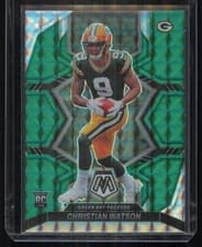 Christian Watson 2022 Panini Mosaic card