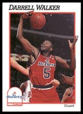 Darrell Walker 1991-92 Hoops Base Set card