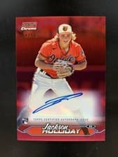 Jackson Holliday 2024 Topps Stadium Club Chrome Autograph card