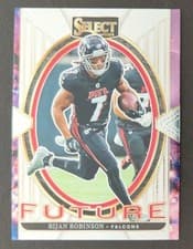 Bijan Robinson 2024 Panini Select Future card