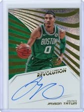 Jayson Tatum 2018 Panini Revolution Autographs card