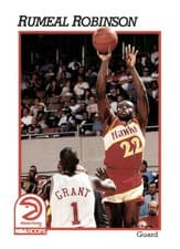 Rumeal Robinson 1991-92 Hoops Base Set card