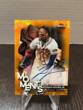2024 Finest Moments Autographs Ronald Acuña Jr. #FMA-RA card