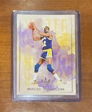 2024-25 Panini Court Kings Water Color Magic Johnson #28 card