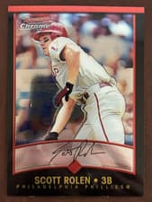 2001 Bowman Chrome Gold Scott Rolen #20