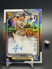 2024 Bowman Chrome Rookie Autographs Jackson Merrill #CRA-JM card